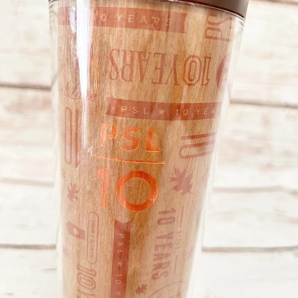 STARBUCKS Pumpkin Spice Latte PSL 10 Year Anniversary Travel Tumbler - Picture 3 of 8